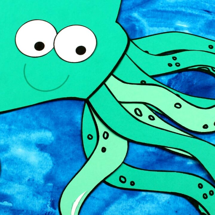 Paper Octopus Craft – A Cute Under The Sea Activity!