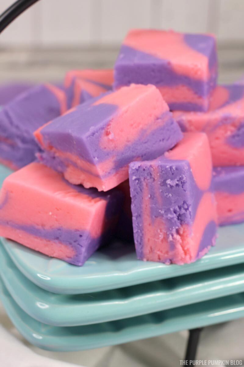 Purple & Pink Unicorn Cotton Candy Fudge