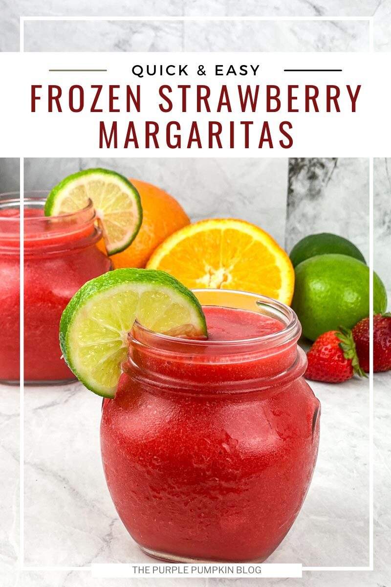 Quick & Easy Frozen Strawberry Margaritas