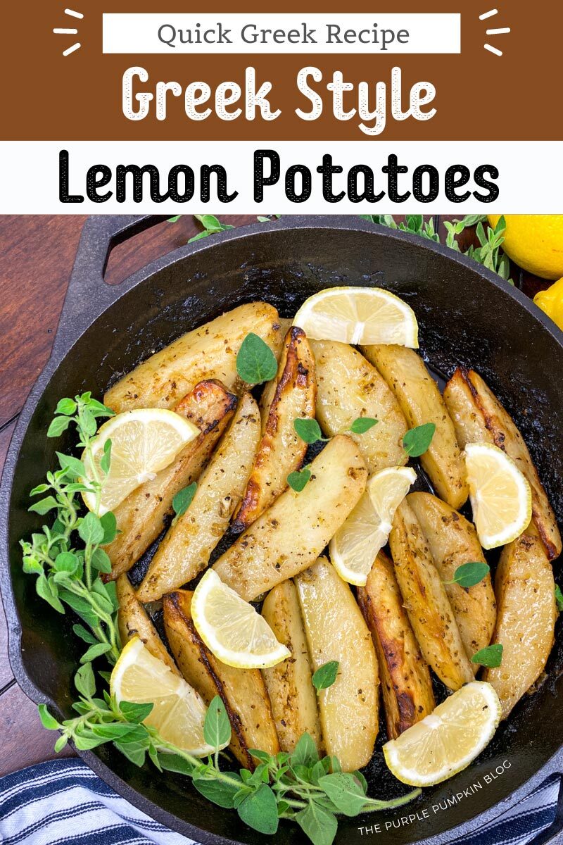 Quick Recipe for Greek Style Lemon Potatoes