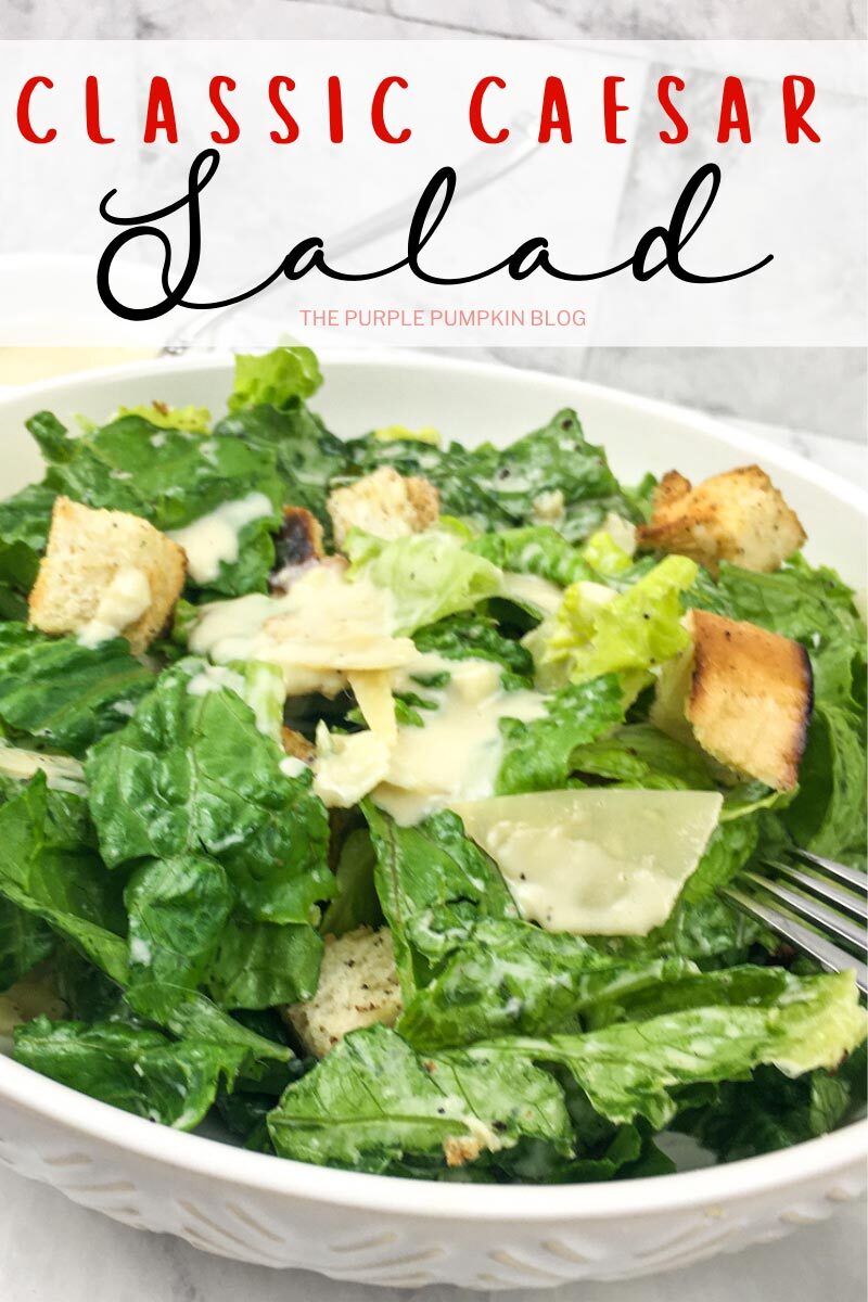 Classic Caesar Salad with Homemade Dressing Classic Caesar Salad with Homemade Dressing