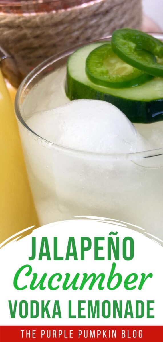 Recipe for Jalapeño Cucumber Vodka Lemonade