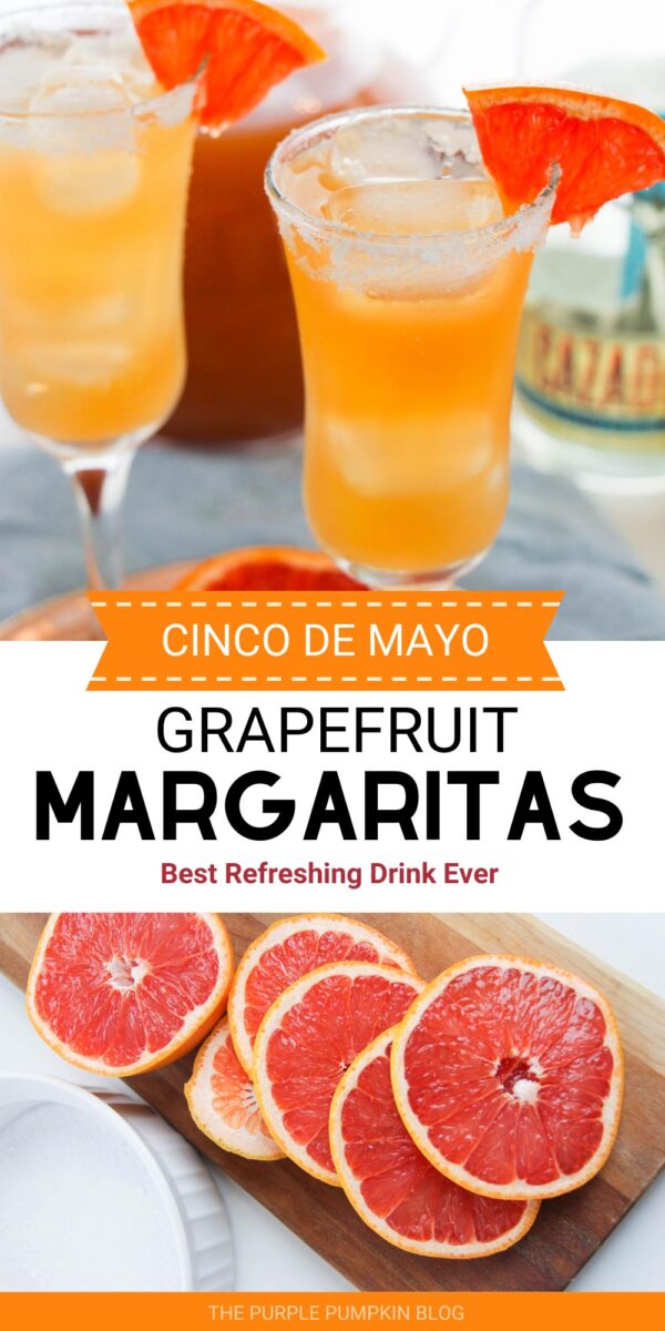 Refreshing Grapefruit Margaritas