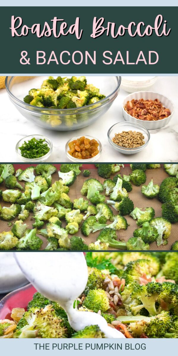 Roasted Broccoli & Bacon Salad