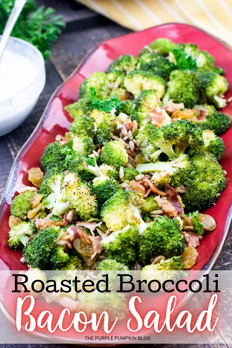 Roasted Broccoli Bacon Salad Recipe