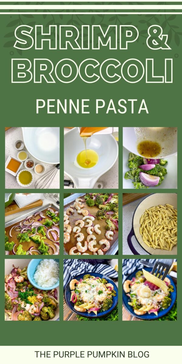 Shrimp & Broccoli Penne Pasta Recipe