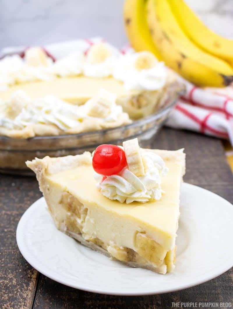 Slice of Banana Cream Pie