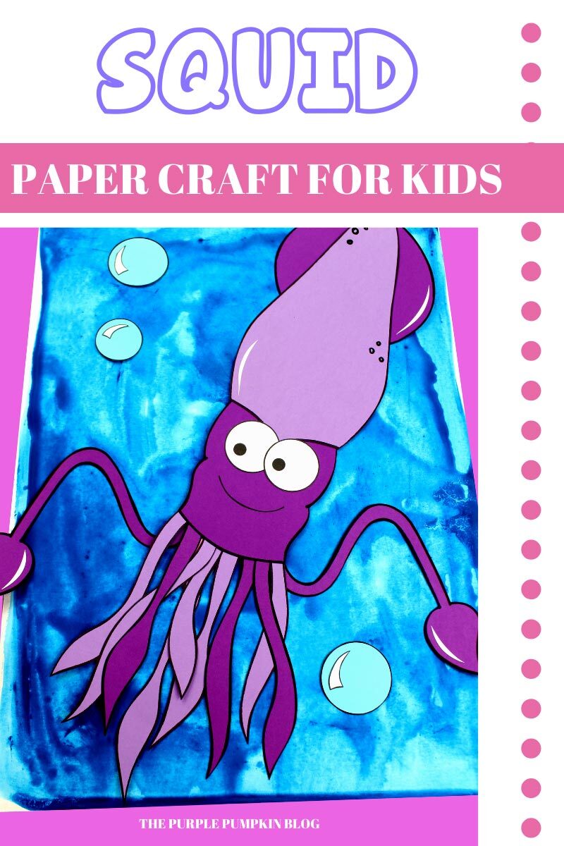 Squid Paper Craft for Kids