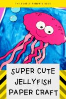 Adorable Jellyfish Paper Craft! With Free Printable Template!