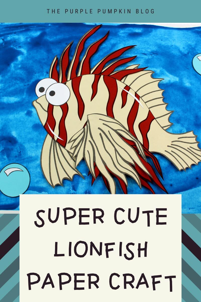 Super Cute Lionfish Paper Craft