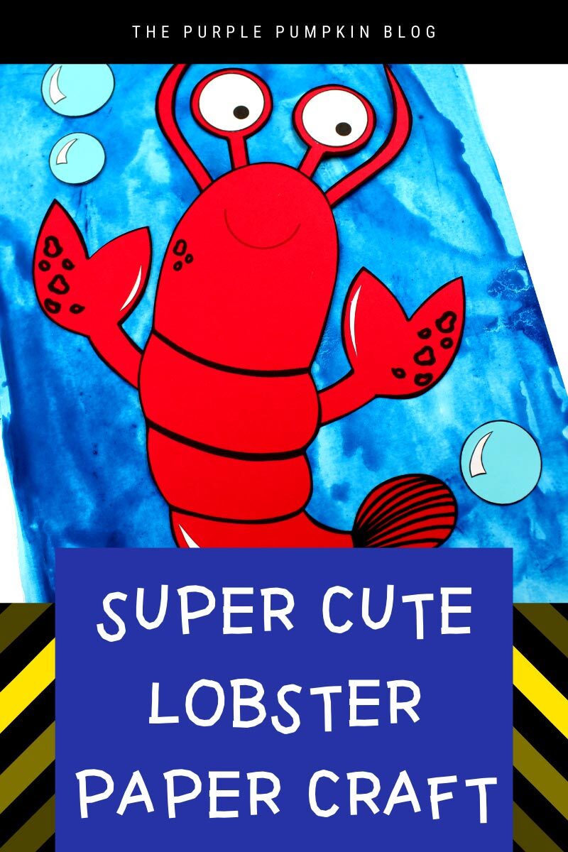 Super Cute Lobster Paper Craft