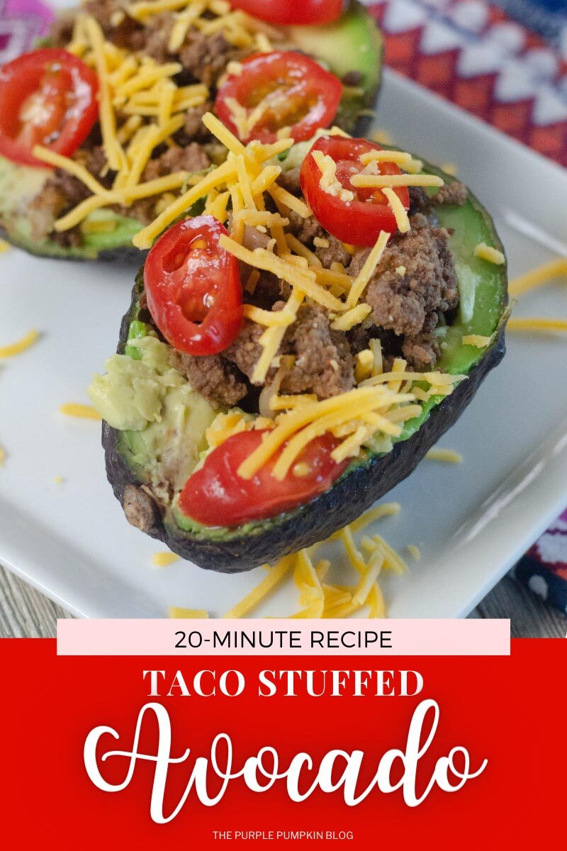 Taco Stuffed Avocado - 20 Minute Recipe