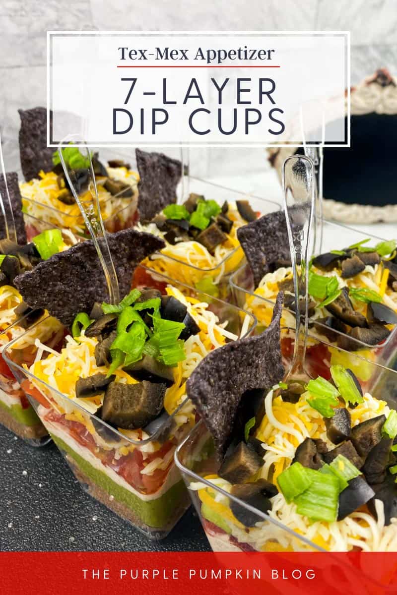 7-Layer Dip Cups - An Easy Tex-Mex Appetizer for Parties!