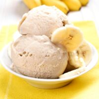 Banana Frozen Yogurt Dessert