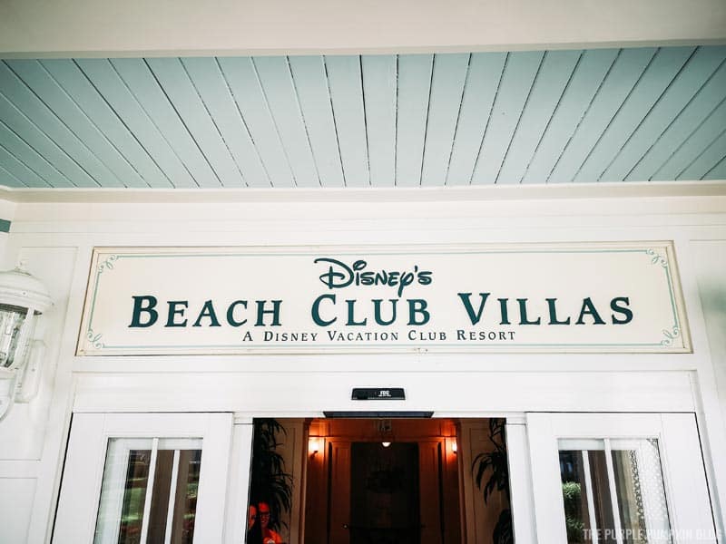 Disney's Beach Club Villas Entrance