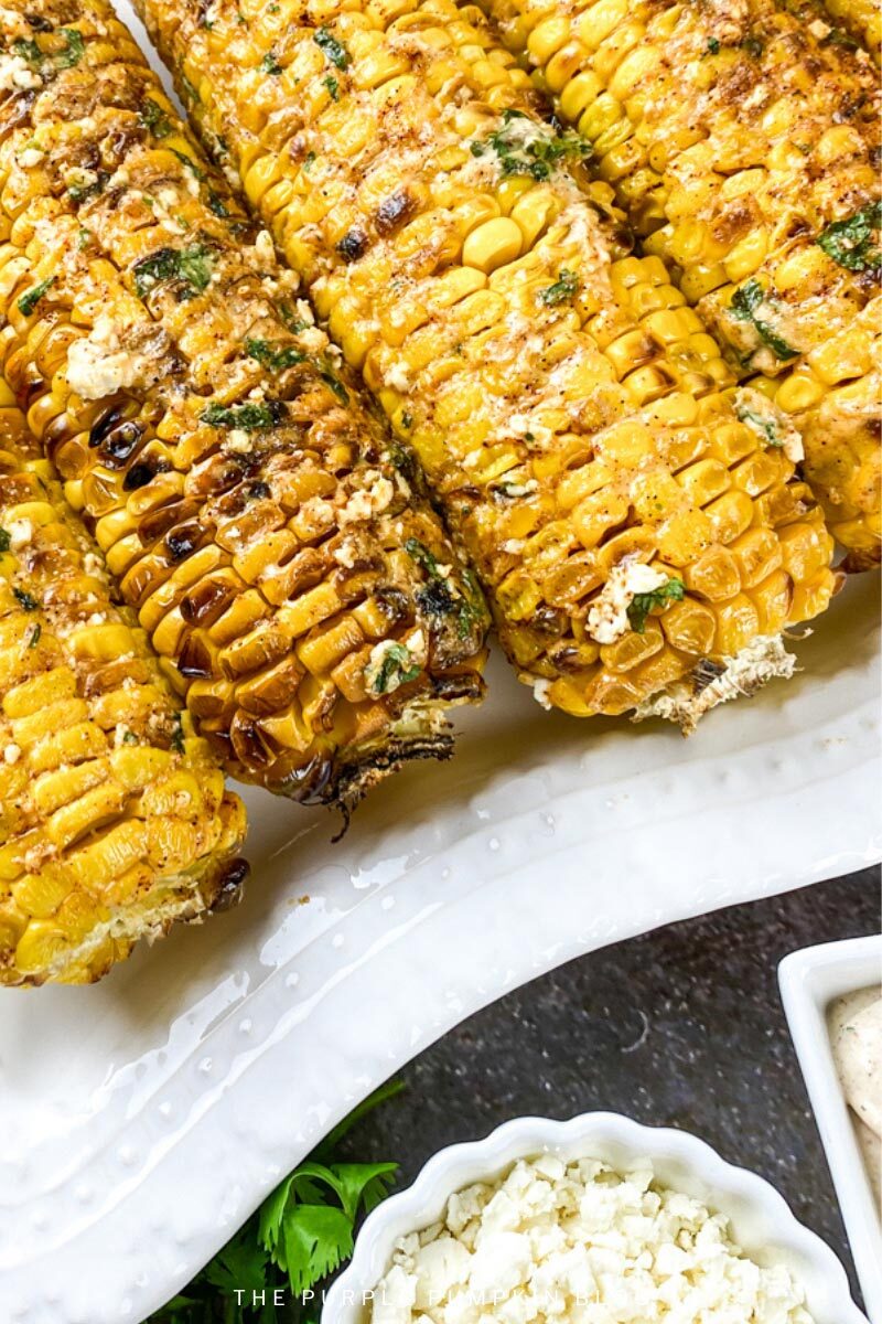 Broiled Mexican Street Corn Recipe