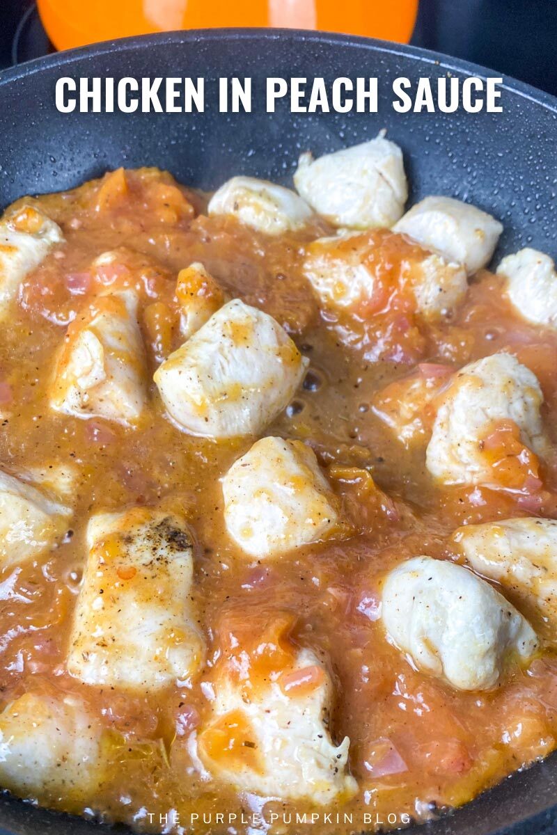 Chicken in Peach Sauce