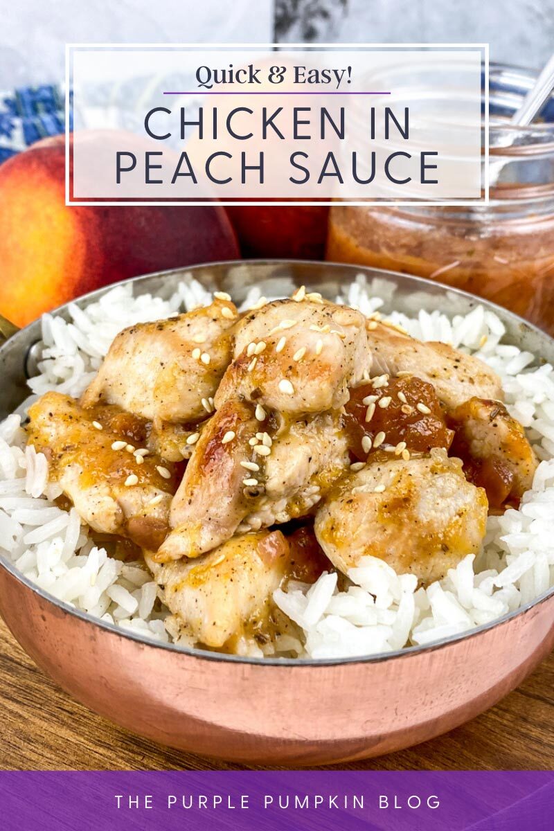 Chicken in Peach Sauce (Quick & Easy!)