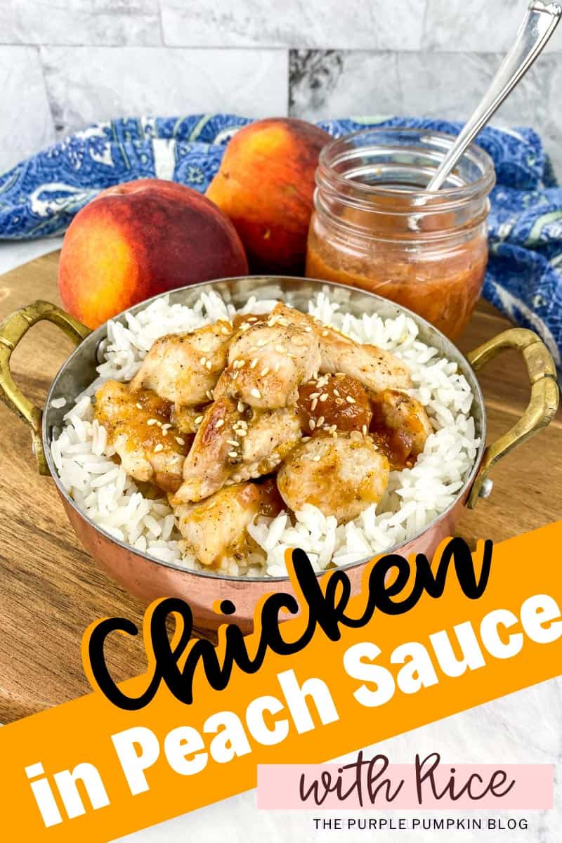 Chicken-in-Peach-Sauce-with-Rice