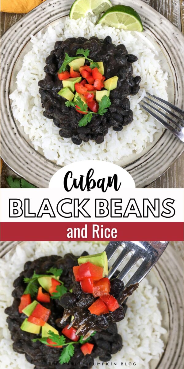 Cuban Black Beans and Rice in the Instant Pot
