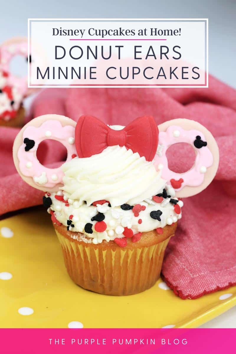 Disney-Cupcakes-at-Home-Donut-Ears-Minnie-Cupcakes