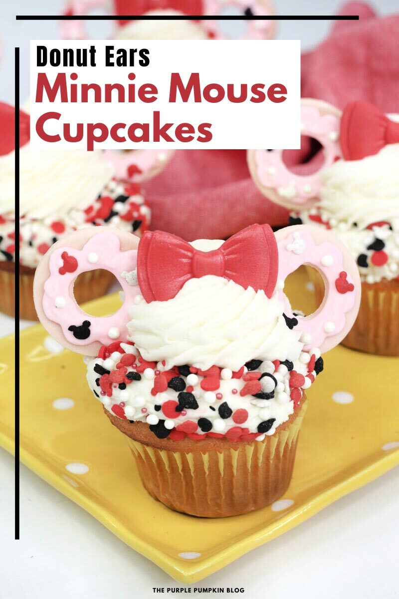 Donut Ears Minnie Mouse Cupcakes