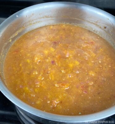 Finished Savory Peach Compote