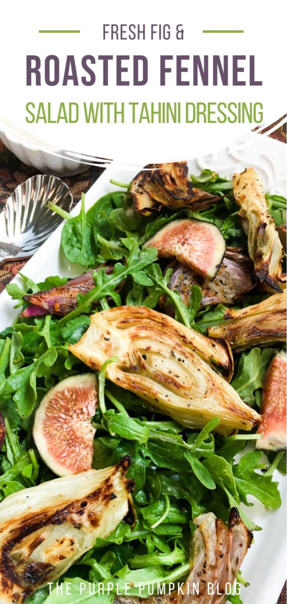 Fresh Fig & Fennel Salad with Tahini Dressing