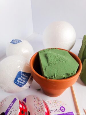 Green Foam in Pot