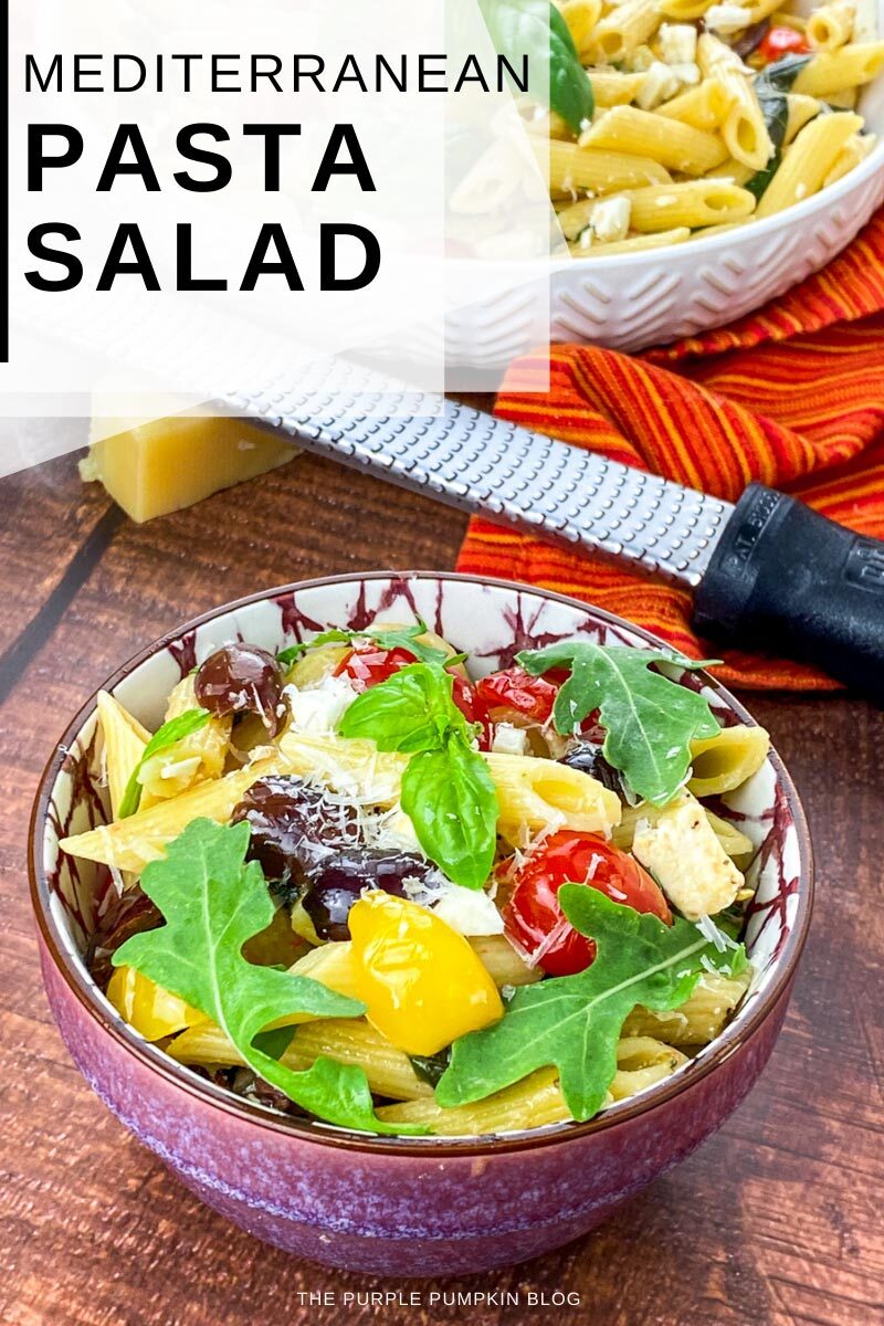 Healthy Mediterranean Pasta Salad