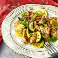 How To Make Lemon Chicken & Summer Squash