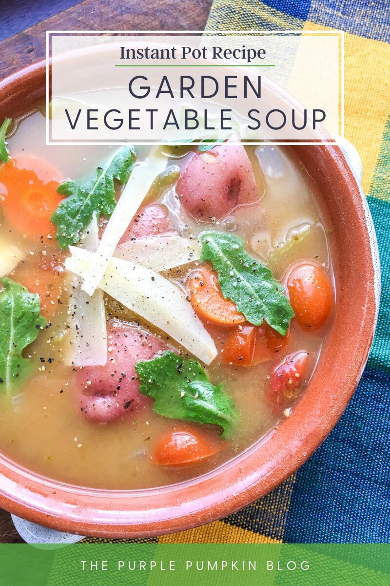 Instant Pot Recipe - Garden Vegetable Soup