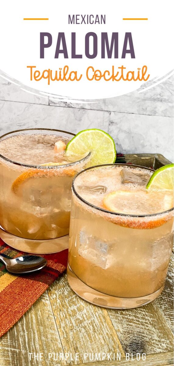Mexican Paloma Tequila Cocktail