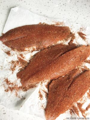 Seasoned Snapper Fillets