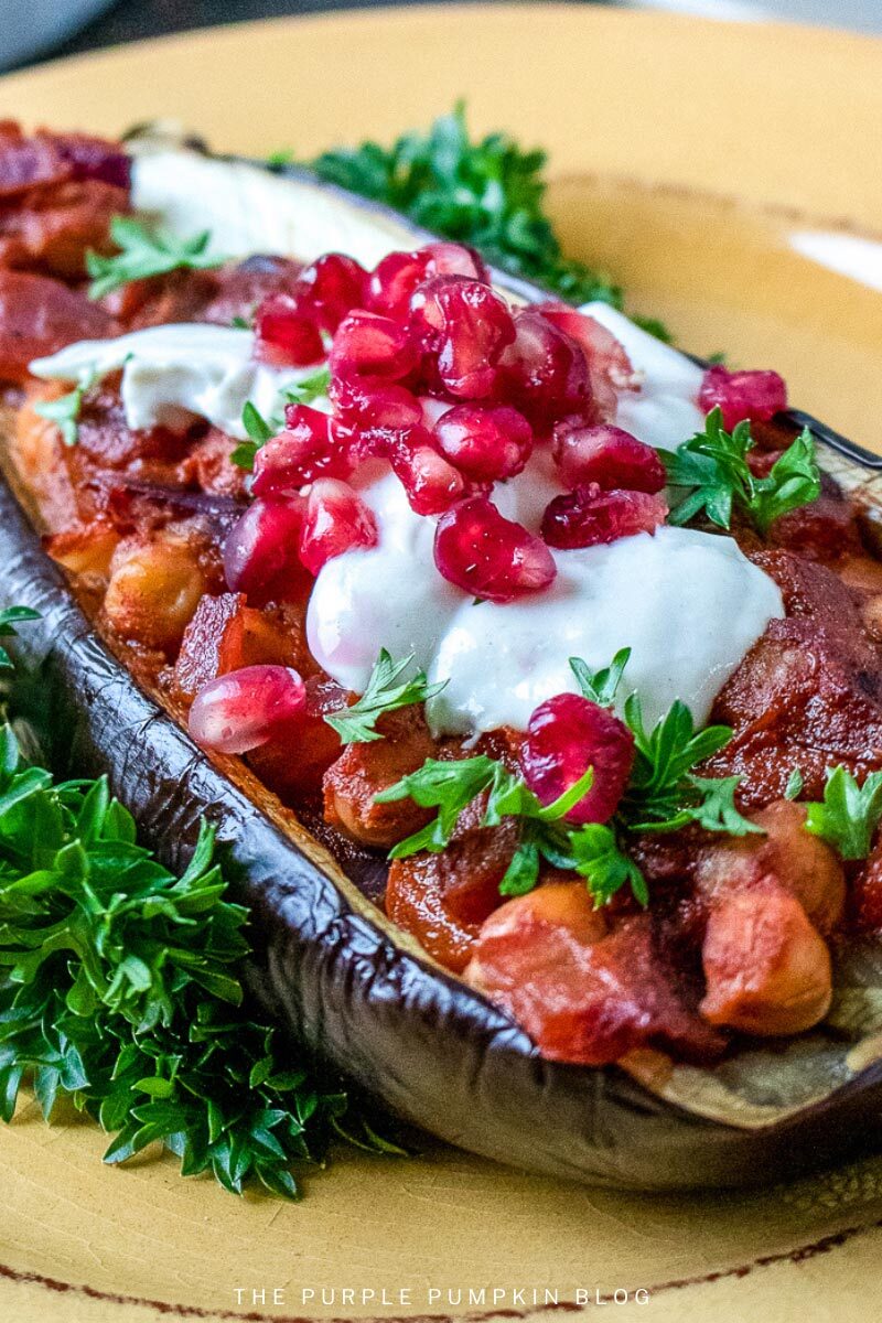 (Vegetarian) Stuffed Eggplants