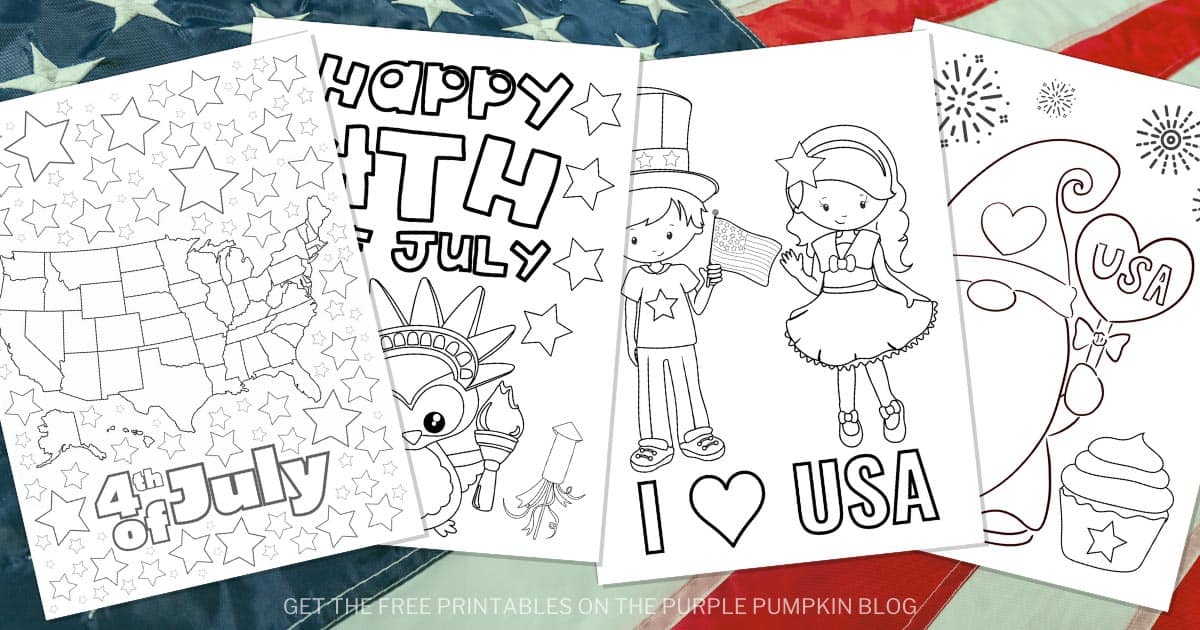 Free Printable 4th of July Coloring Pages To Print At Home!