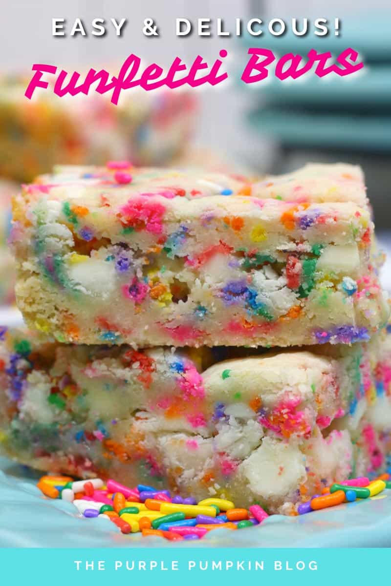 Funfetti Party Rainbow Funfetti Bars Are Perfect for Unicorn Parties!