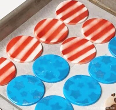 Fondant Patriotic Disney Ears