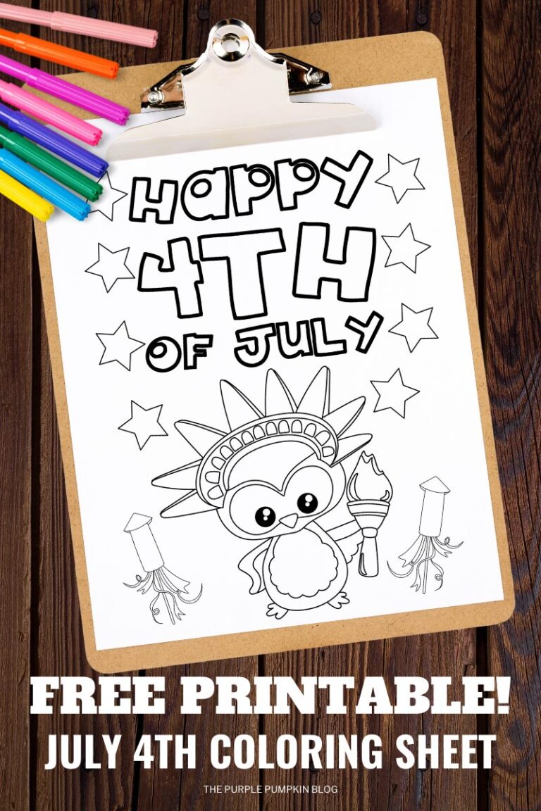 Free Printable 4th of July Coloring Pages To Print At Home!