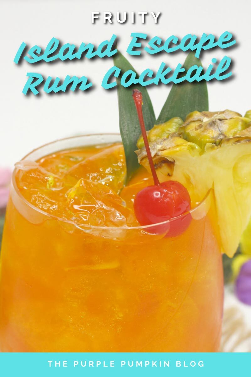 Fruity Island Escape Rum Cocktail