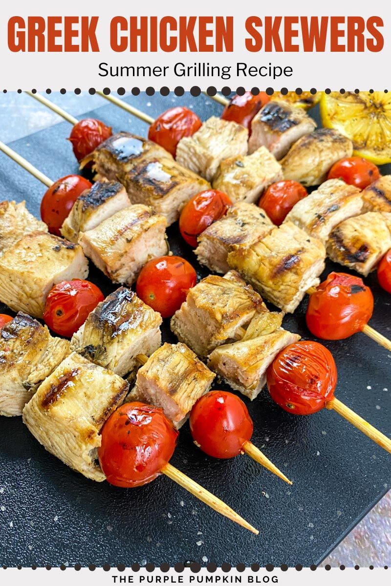 Greek Chicken Skewers Summer Grilling Recipe