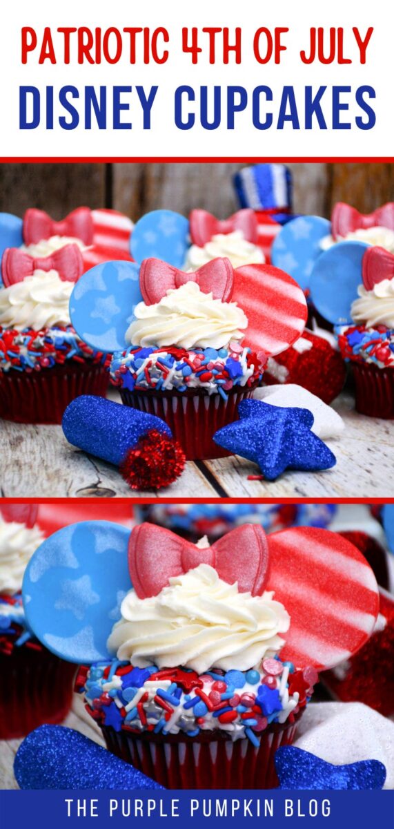 How to Make Patriotic 4th of July Disney Cupcakes