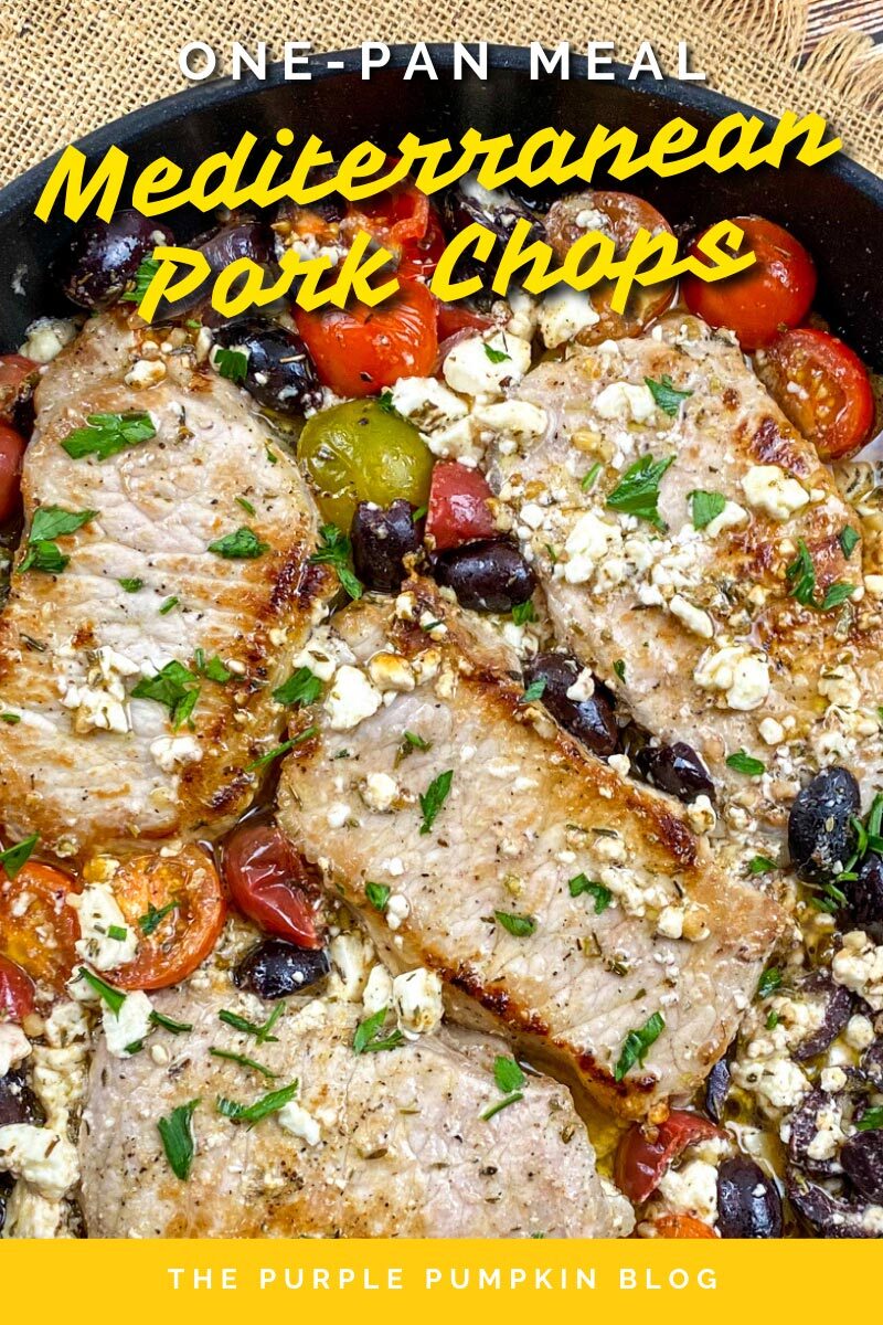 Mediterranean Pork Chops - One-Pan Meal!