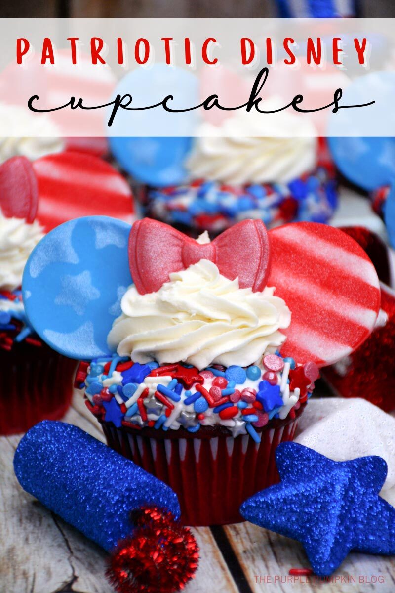 Patriotic Disney Cupcakes Recipe