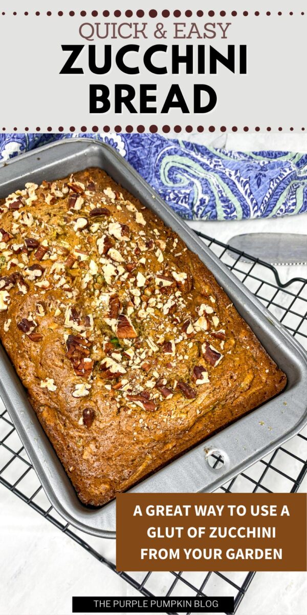 Quick & Easy Zucchini Bread with Pecans