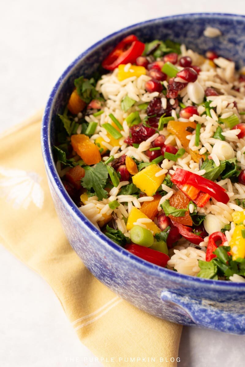 Recipe for Fresh & Fruity Rice Salad with Chilies