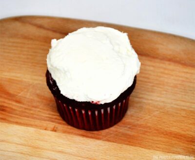 Red Velvet Cupcake with Frosting