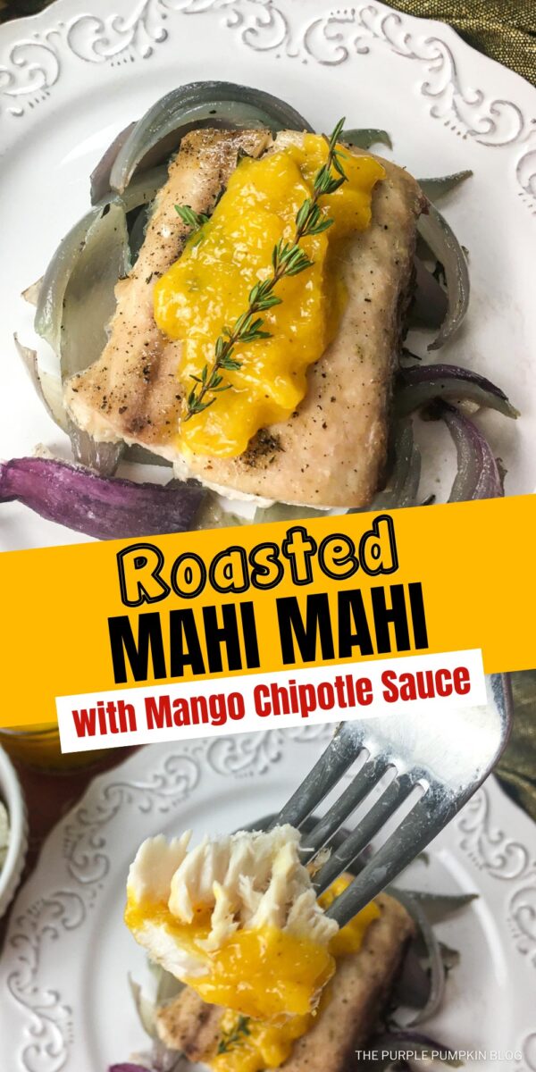 Roasted Mahi Mahi with Mango Chipotle Sauce