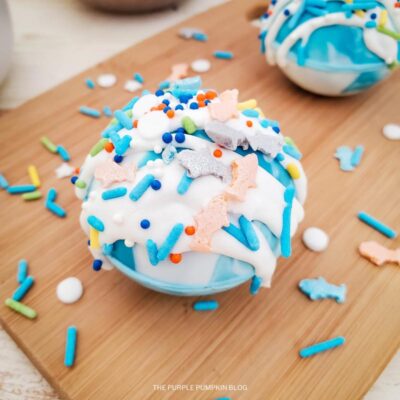 Shark Week Hot Chocolate Bombs