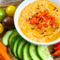 Spicy Roasted Red Pepper & Feta Dip Recipe